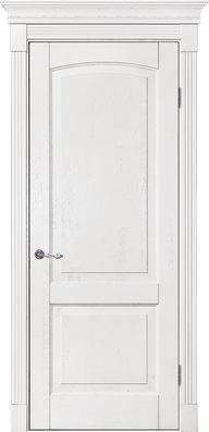 картинка Межкомнатная дверь из массива дуба Альверо "Виктория" - бьянко 