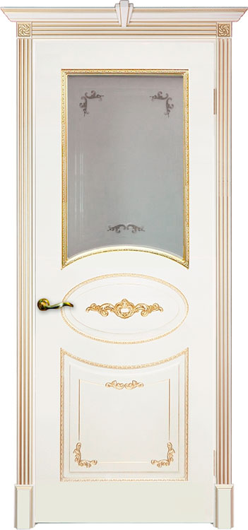 картинка Межкомнатная дверь Камелия, Со стеклом (ДО) 