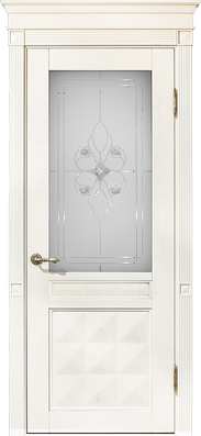 картинка Межкомнатная дверь из массива ясеня Альверо "Вита" - Стекло 