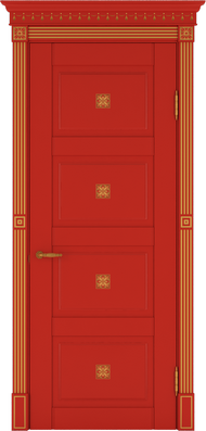 картинка Межкомнатная дверь из массива бука Альверо "Скарлет" 