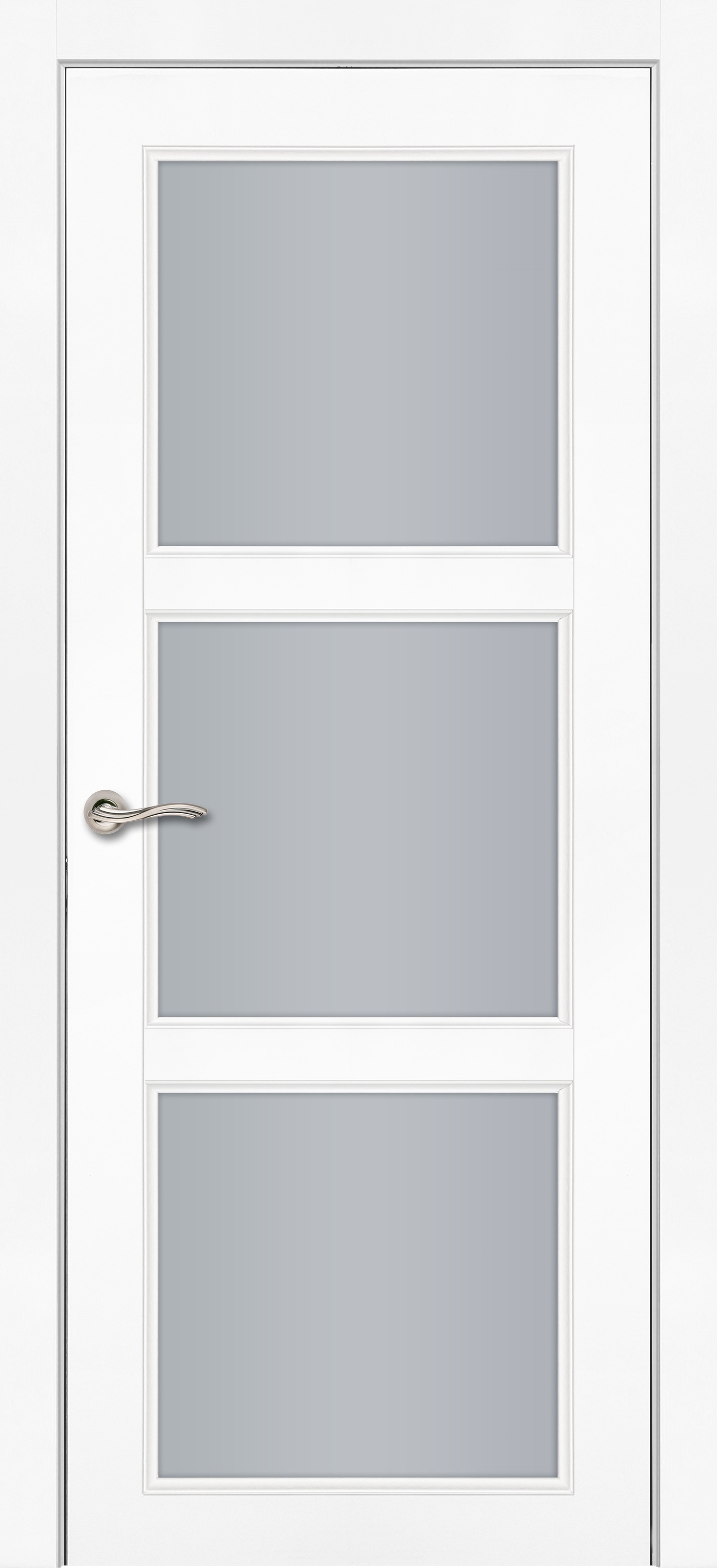картинка Межкомная дверь Фрамир ELEGANCE 4 ПО Белый нанотекс 