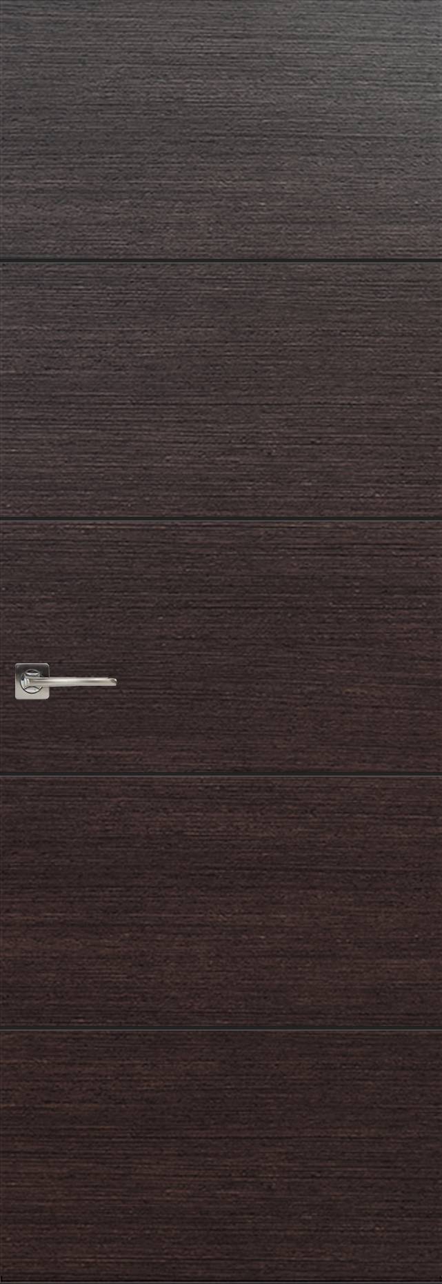 картинка Межкомнатная дверь Tivoli Д-2 Invisible, цвет - Венге Шоколад, Без стекла (ДГ) 